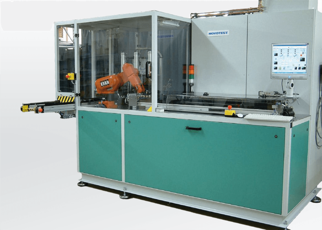 Hydraulic test stand from Blum-Novotest function test stand for transmissions
