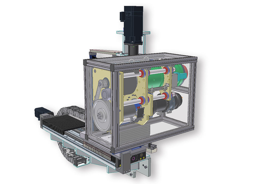 Blum-Novotest test stand for heavy truck transmissions - Automatic oil filling and extraction