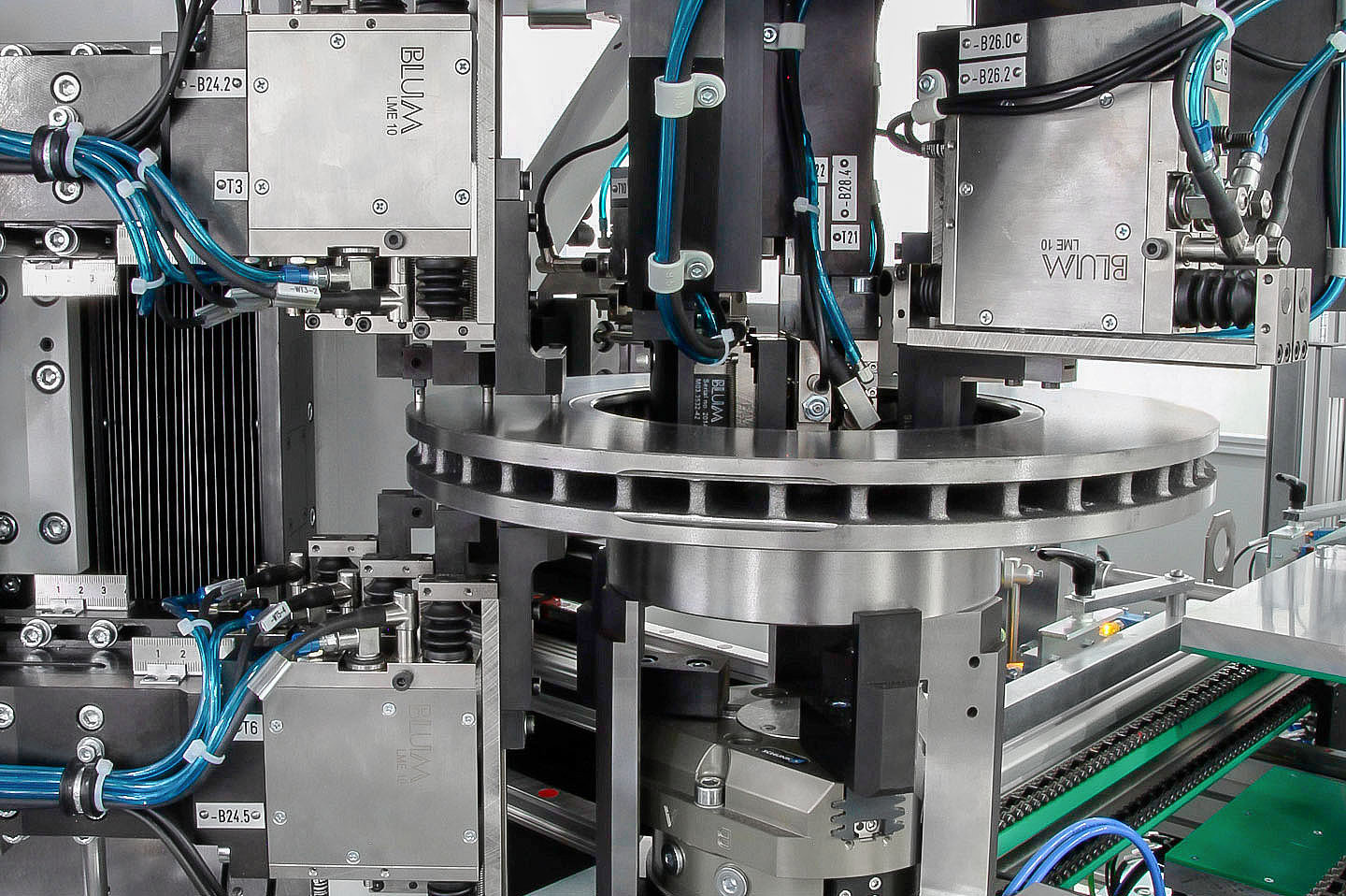 Blum-Novotest multipoint measuring machine for brake disks and drums - Dynamic measurement