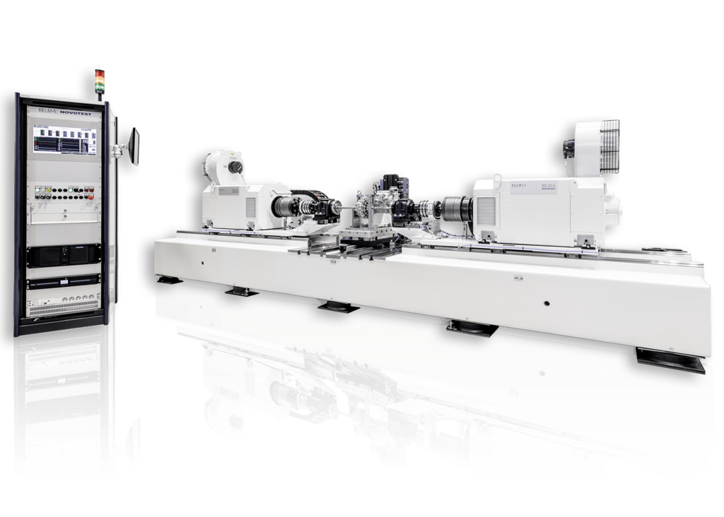 Blum-Novotest Antriebsprüfstand e-Drive für elektrische Antriebe Gesamtansicht Antriebsprüfstand von Blum-Novotest e-Drive für elektrische Antriebe Gesamtansicht