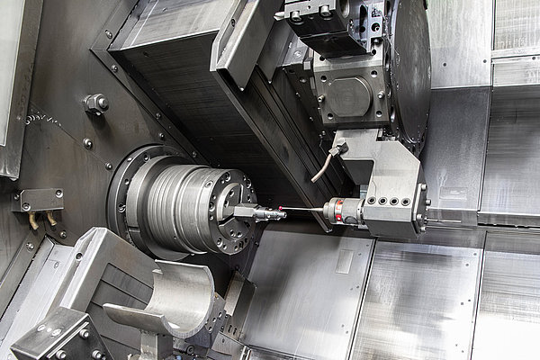 Der Messtaster TC54-10 T von BLUM ist eine spezielle Variante für die rauen Bedingungen in Drehmaschinen. Der Messtaster TC54-10 T ist eine spezielle Variante für Drehmaschinen.