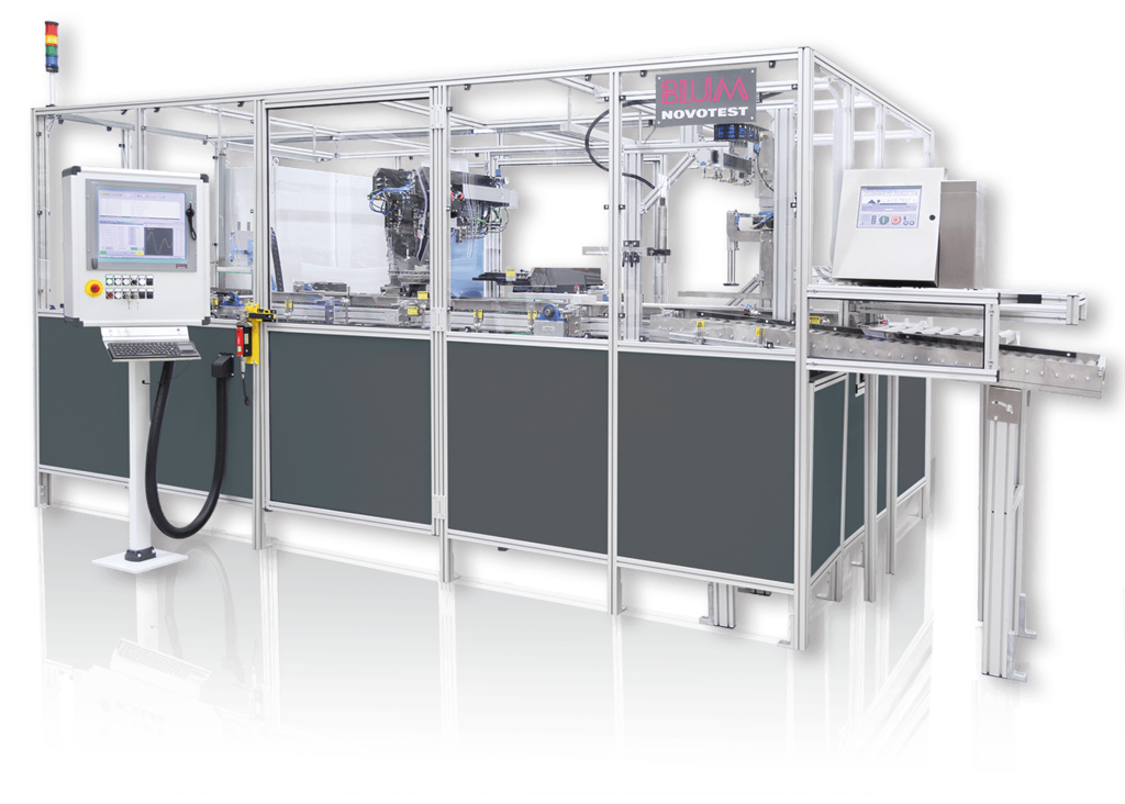 Blum-Novotest Mehrstellenmessmaschine für Bremsscheiben und Bremstrommeln Blum-Novotest Mehrstellenmessmaschine für Bremsscheiben und Bremstrommeln in der Komplettansicht