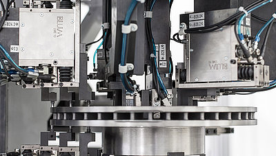 Dynamic measurement of brake disks using a Blum-Novotest multipoint measuring machine