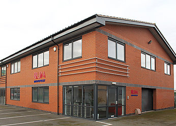 Blum-Novotest subsidiary building in the UK