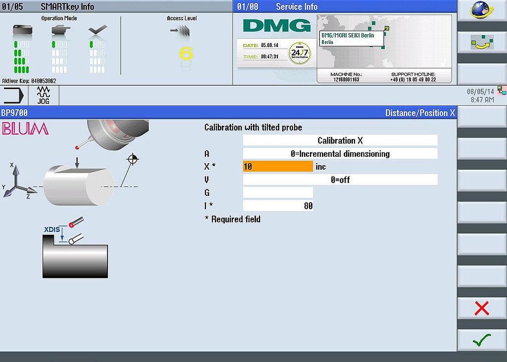 BLUM GUI (Graphical User Interface) ermöglicht grafische Auswertung