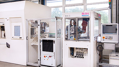 Kombination aus Drehmaschine und dem Blum-Novotest BMK 5 sorgt für höchste Produktivität