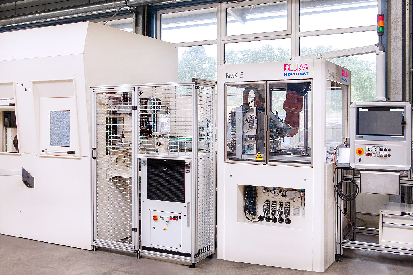 Kombination aus Drehmaschine und dem Blum-Novotest BMK 5 sorgt für höchste Produktivität