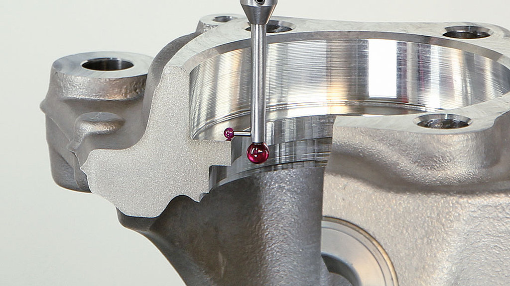 Messtaster BLUM TC61 drückende Messung in der Werkzeugmaschine