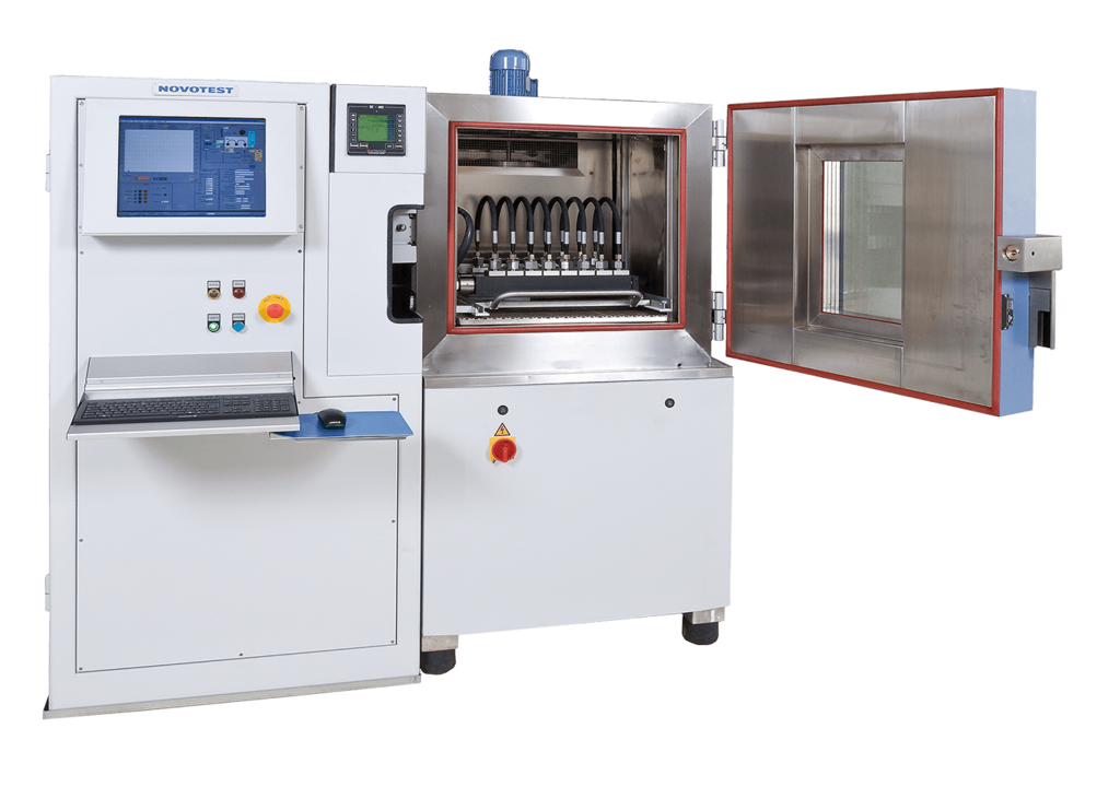 Hydraulic test stand from Blum-Novotest impulse testing MT series