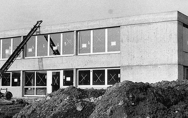 construction and occupation of the first company building
