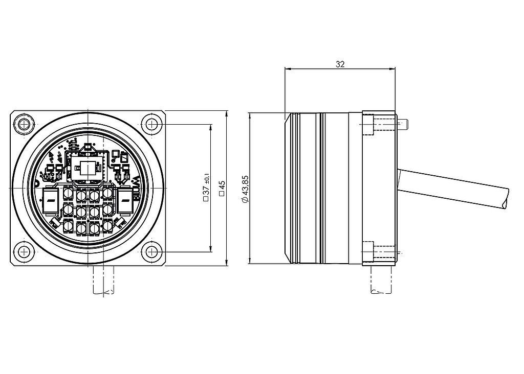 IC58 receiver for BLUM measuring systems