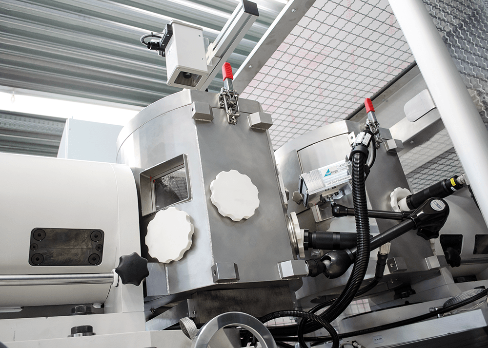Klimakammer mit Kamerasystem vom Hochgeschwindigkeit-Faltenbalg Prüfstand für Gelenkwellen von Blum-Novotest