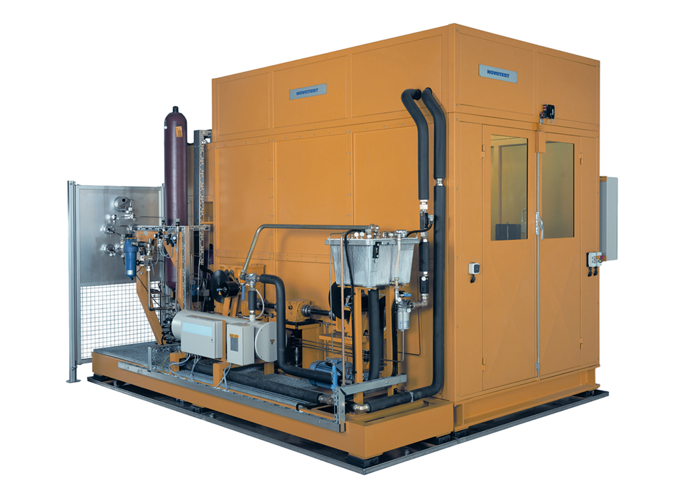 Hydraulic test stand from Blum-Novotest impulse test stand for flex system